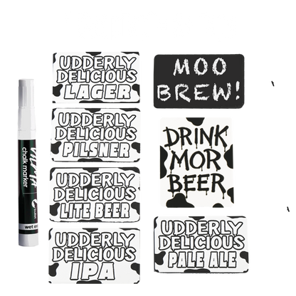 Udderly Loco- BadAss Tap Handle! Drink Mor Beer Edition.
