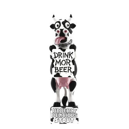 Udderly Loco- BadAss Tap Handle! Drink Mor Beer Edition.